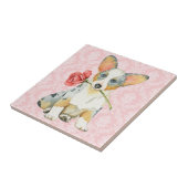 バレンタインバラカルディガンウェルシュコーギー タイル (側面)