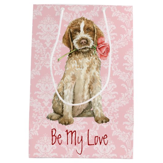 バレンタインバラグリフォン ミディアムペーパーバッグ (裏面)