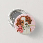 バレンタインバラコイカー 缶バッジ (正面&裏面)