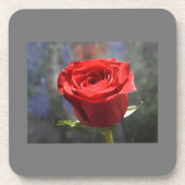 バレンタインバラコルクコースター コースター (正面)