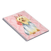 バレンタインバラシルキーテリアノートブック ノートブック (右側)