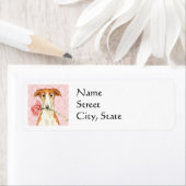 バレンタインバラボルゾイ ラベル (インサイチュ)