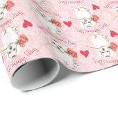 バレンタインバラマルチーズ ラッピングペーパー (ロールコーナー)