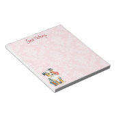 バレンタインバラミニアメリカンシェパード ノートパッド (アングル)