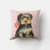 バレンタインバラヨークシャーテリア クッション (裏面)