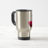 バレンタインバラロットワイラーパピー トラベルマグ (正面左)