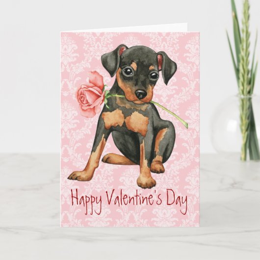 バレンタインバラ最小ピン シーズンカード (正面)