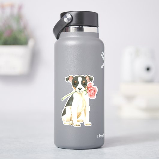 バレンタインバラ玩具キツネテリアビニル シール (HydroFlask)