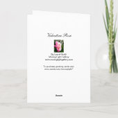 バレンタインバラ シーズンカード (裏面)