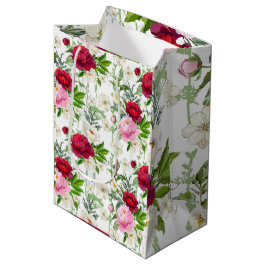 バレンタインバラ ミディアムペーパーバッグ