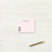 バレンタインバラACD ポストイット (デスク上)