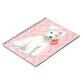 バレンタインバラPUMIノート ノートブック (左側)