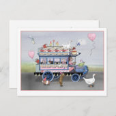 バレンタインバン ポストカード (正面/裏面)