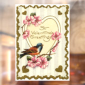 バレンタインバードの窓がしがみつく ウィンドウサイン (シート2)