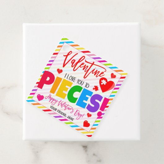 バレンタインパズルギフトラベル フェイバータグ (インサイチュ)