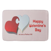 バレンタインパズル バスマット (正面)
