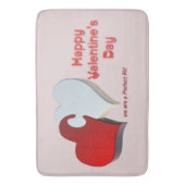 バレンタインパズル バスマット (正面縦)