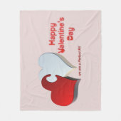 バレンタインパズル フリースブランケット (正面)