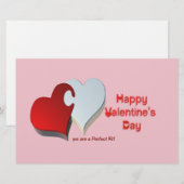 バレンタインパズル 便箋 (正面/裏面)