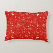 バレンタインパターン2 アクセントクッション (裏面)