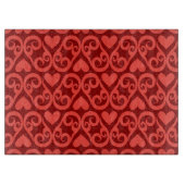 バレンタインパターン カッティングボード (正面)