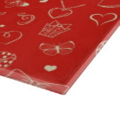 バレンタインパターン カッティングボード (角)
