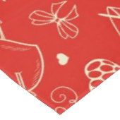 バレンタインパターン テーブルクロス (アングル)