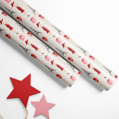 バレンタインパリ ラッピングペーパー