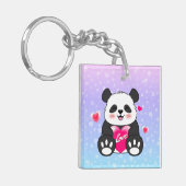 バレンタインパンダ キーホルダー (正面左)