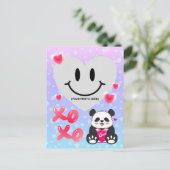 バレンタインパンダ ポストカード (スタンド正面)