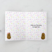 バレンタインパーソナライズされたポテト シーズンカード (内部)