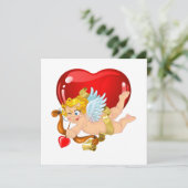 バレンタインパーティの招待状 招待状 (スタンド正面)