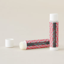 バレンタインパーティーハートブラックレッドパターン