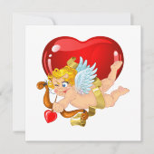 バレンタインパーティー招待状 招待状 (正面)