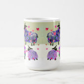 バレンタインヒツジ送り愛セラミックマグカップ コーヒーマグカップ (中央)