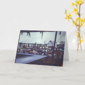 バレンタインビュー、ハーバーアイランドグリーティングカード カード (黄色い花)