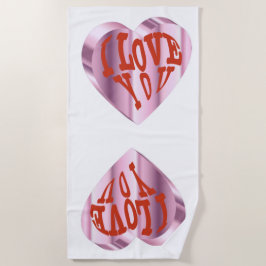 バレンタインビーチへ ビーチタオル