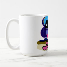 バレンタインビーチピンクフラミンゴスおもしろい コーヒーマグカップ