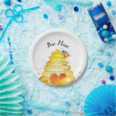 バレンタインビー鉱山 ペーパープレート (パーティー)