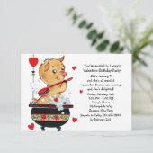 バレンタインピグレット招待状 招待状 (スタンド正面)