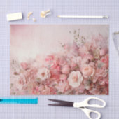 バレンタインピンクと赤の花束 薄葉紙 (クラフト)