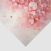 バレンタインピンクハートバルーン 薄葉紙 (詳細)