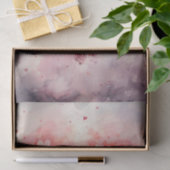 バレンタインピンクハートバルーン 薄葉紙 (ギフト)