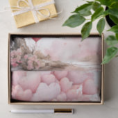 バレンタインピンクハートバルーン 薄葉紙 (ギフト)