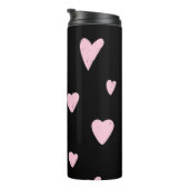 バレンタインピンクハート:ヴィンテージ愛。 タンブラー (回転右)