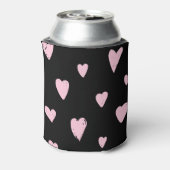 バレンタインピンクハート:ヴィンテージ愛。 缶クーラー (缶裏面)
