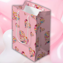 バレンタインピンクレトロハートパターン
