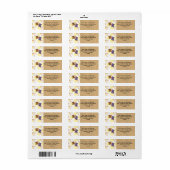 バレンタインピーナッツバターとゼリー ラベル (フルシート)