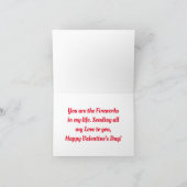 バレンタインファイヤーワークス折りたたみカード シーズンカード (内部)