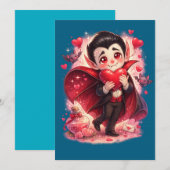 バレンタインファニー ドラキュラ シーズンカード (正面/裏面)